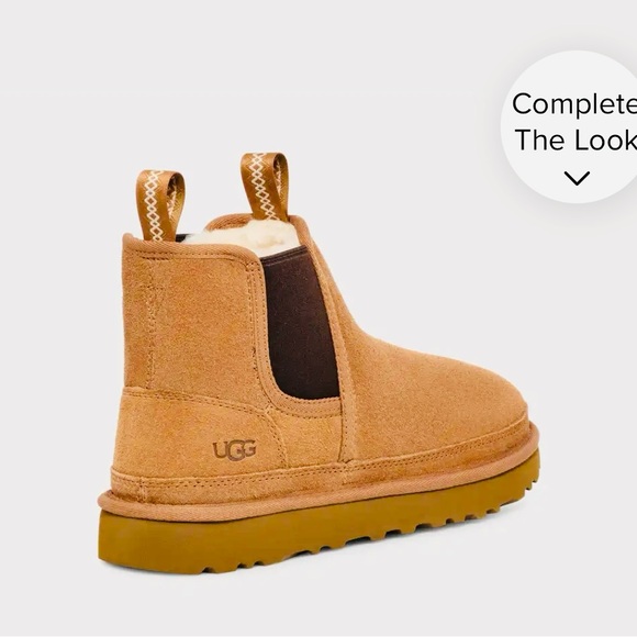 UGG Tan Chelsea Boots with Elastic Panels and Suede Finish main image 6